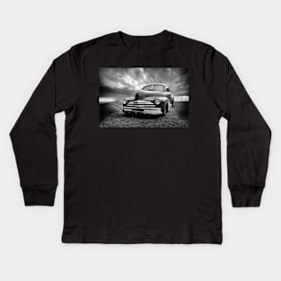 1947 - Chevrolet, black white Kids Long Sleeve T-Shirt